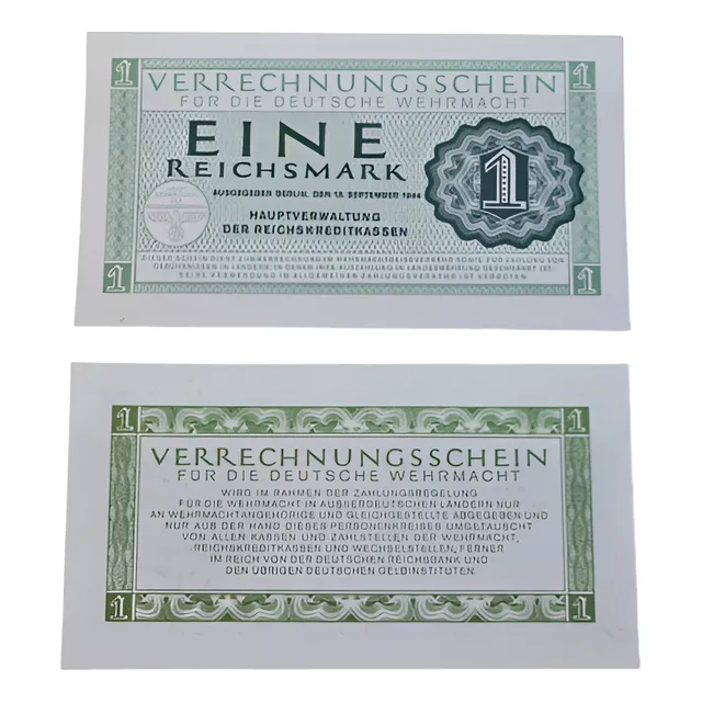 Billetes Mundiales : Alemania 3er Reich 1 Marco 1944 Wwii