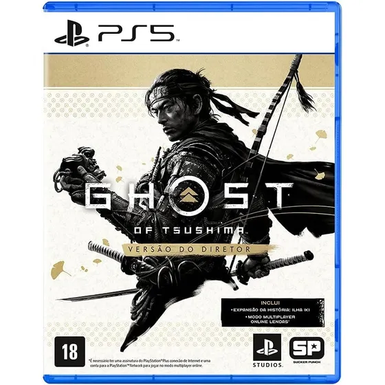 Jogo Ghost Of Tsushima Versão Do Diretor Ps5 Mídia Física