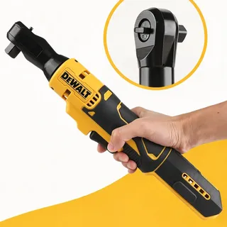 Chave De Catraca Sem Fio Dewalt Dcf512 20v De 1/2 3/8  Sem B Dourado 20v 50 Hz/60 Hz
