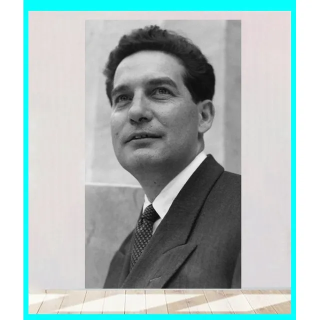 Cuadro Decorativo Octavio Paz 29x50cm Arte Escritor Mexicano