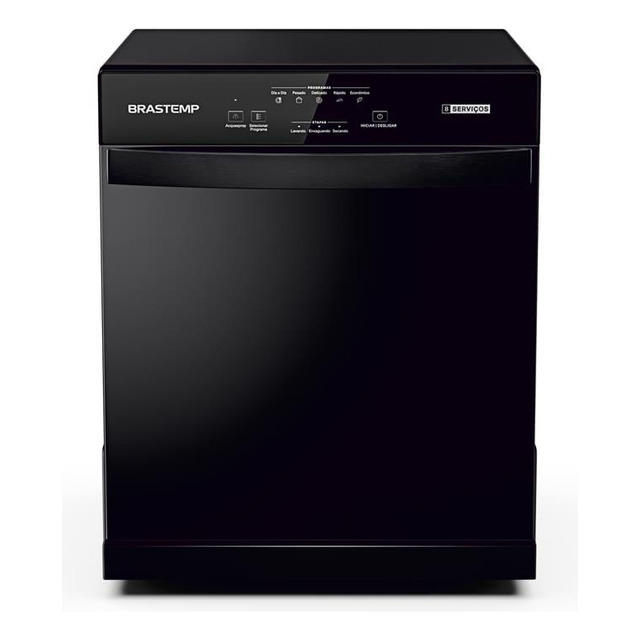 Lava Louças Brastemp 8 Serviços Preta - Blf08ae Cor Preto Lava Louças Brastemp 8 Serviços Preta - Blf08ae Cor Preto
