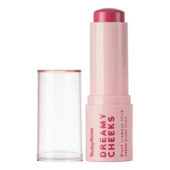Blush Stick Cremoso Dreamy Cheeks Ruby Rose Linha Rosa