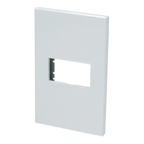 Placa 1 Módulo 1/3, Línea Premium, Color Blanco Surtek Corriente nominal 10 A Voltaje nominal 120V