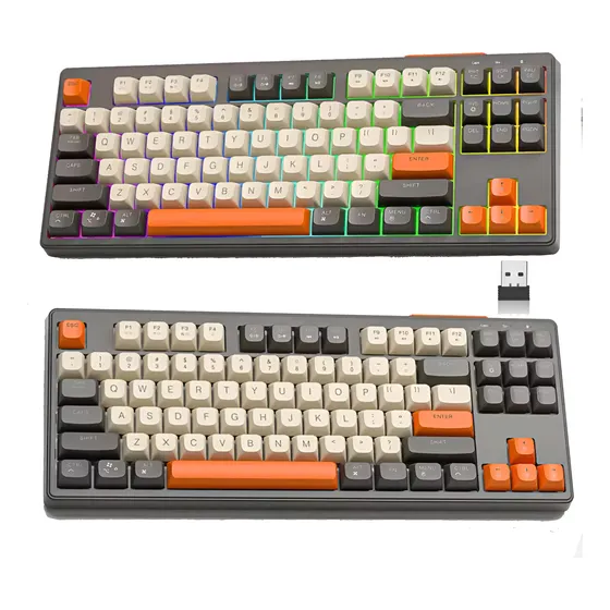 Mini Teclado Gamer Multi Device Wireless & Bluetooth Sem Fio