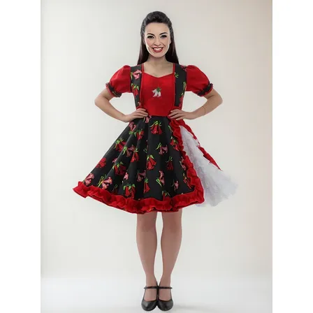 Traje Huasa China Fiestas Patrias Para Mujer