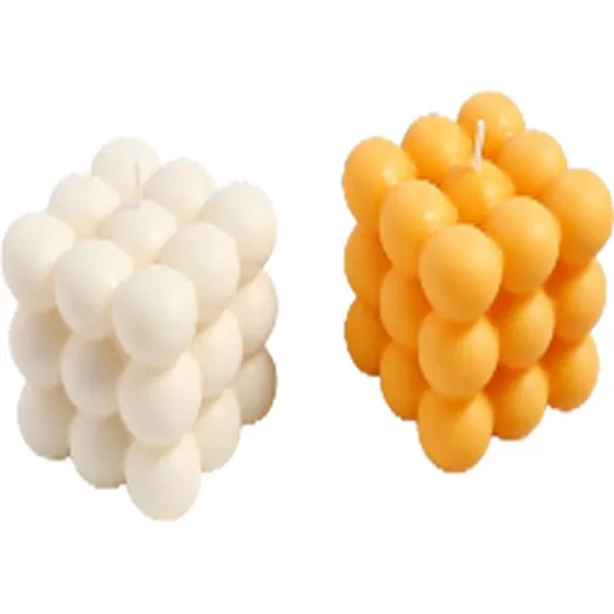 Molde De Silicona Burbujas 6,2 Cm X 8,2 Cm Para Hacer Velas