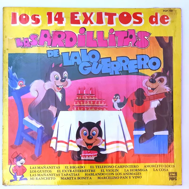 Las Ardillitas De Lalo Guerrero - Los 14 Exitos   Lp