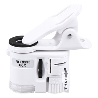 Microscopio Para Smartphone 60x Con Luz Led Microscopio Para Smartphone 60x Con Luz Led