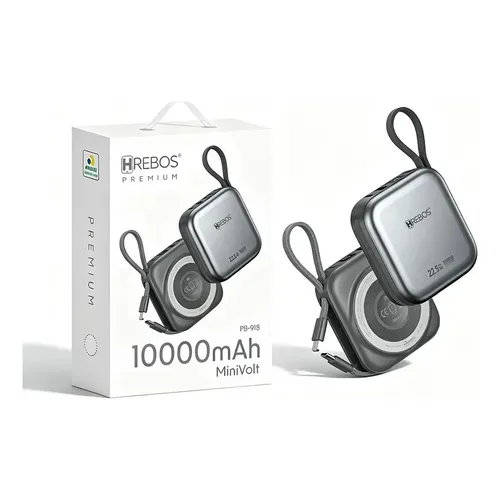 Power Bank Ugreen Nexode Pro 25000mAh 200W Com Cabo USB-C Retrátil