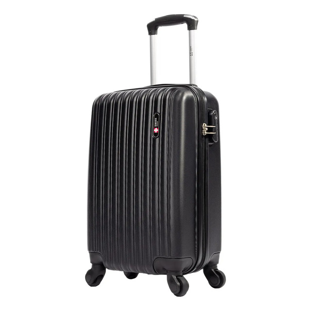 Mala De Bordo 10kg Pequena Londres Swiss Move Preto Mala De Bordo 10kg Pequena Londres Swiss Move Preto
