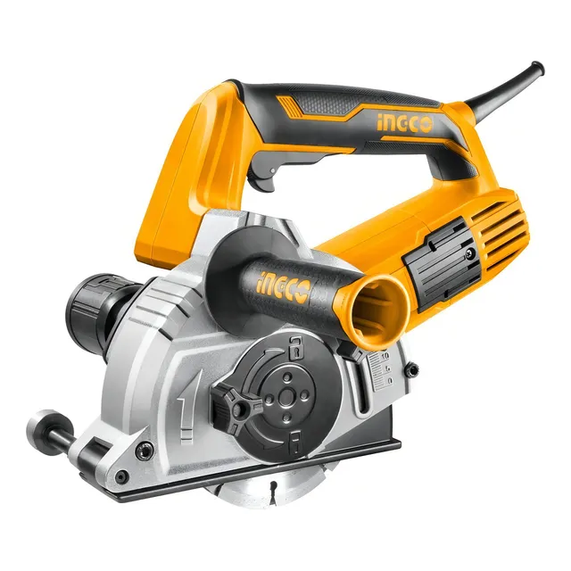 Sierra Acanaladora De Pared Muro 1500w 4 Discos 125mm Ingco