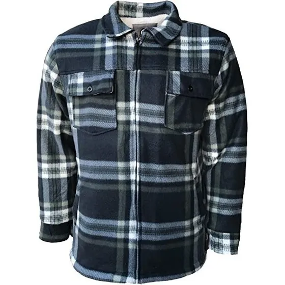Camisa Con Cierre Polar Con Corderito Excelente Calidad