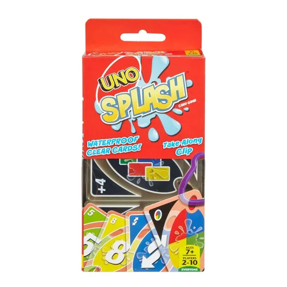 Juego De Mesa Cartas Uno Splash  De Agua