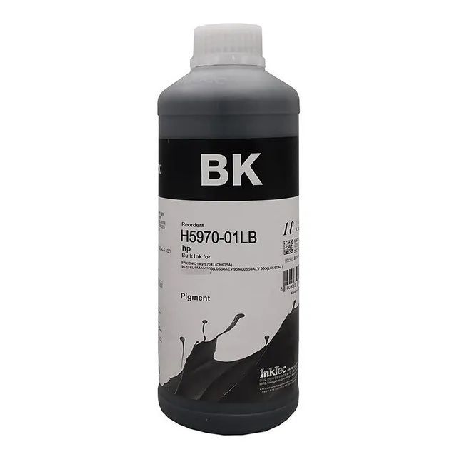 Litro Tinta Inktec Pigmentada Hp Compatible