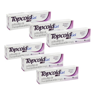 Kit Topcoid Gel 500 Com 6 Unidades De 40g Cada Kit Topcoid Gel 500 Com 6 Unidades De 40g Cada