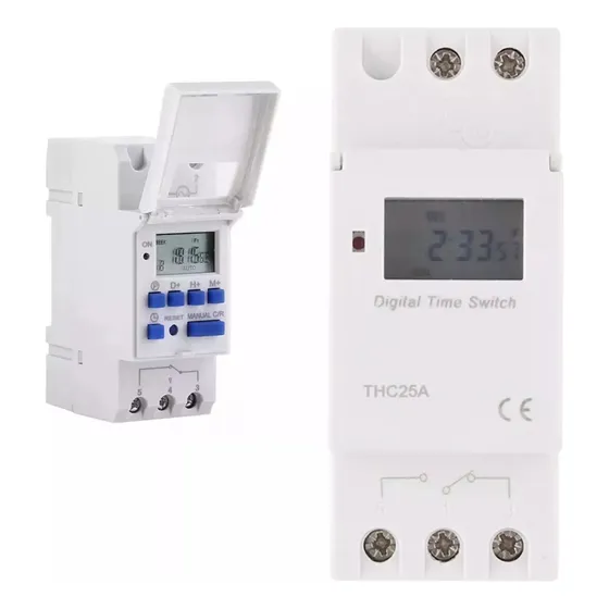 Temporizador Digital Timer Rele Din Automatico 220v