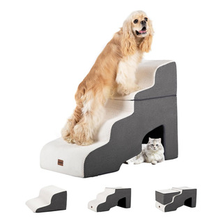 Escaleras Para Perros Para Camas Altas Con Túnel, 4 Pelda... Escaleras Para Perros Para Camas Altas Con Túnel, 4 Pelda...