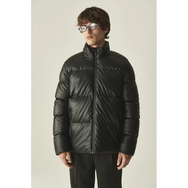 Campera Parka Puffers Fox Hombre Ecocuero Térmica