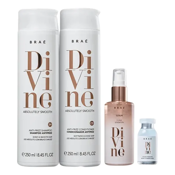 Brae Divine Kit Home Care Anti Frizz (4 Produtos) - Braé