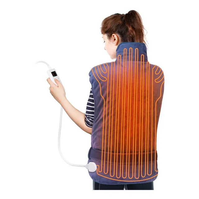 Almohadilla Cojin Termico Electrico De Cuello Hombros Espald