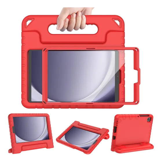 Funda Avawo Kids Para Samsung Galaxy Tab A9 8.7 2023 Roja