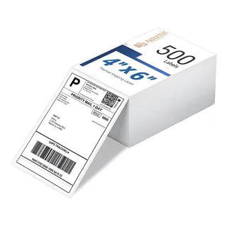 500pz Etiqueta Térmica Directa 4x6 Papel Adherible 100x150mm