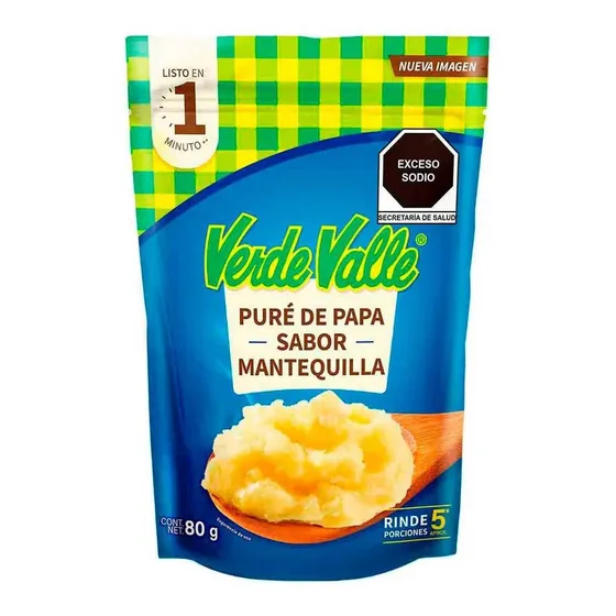 Puré De Papa Verde Valle Mantequilla 80g