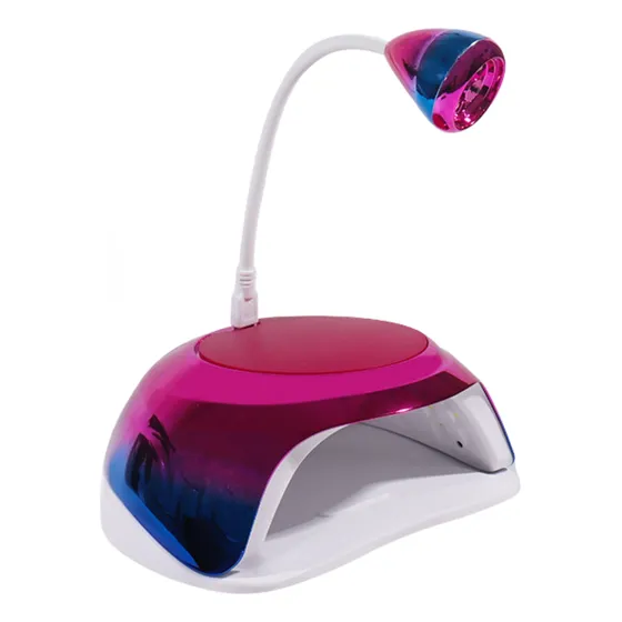 Lámpara De Uñas Con Lámpara De Presión Giratoria De 360°