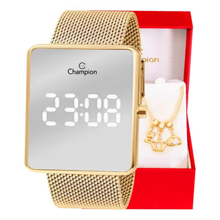 Relógio Feminino Digital Champion Original Pulseira Berloque Relógio Feminino Digital Champion Original Pulseira Berloque