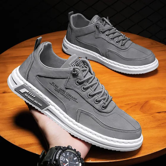 Sapatos De Lona Masculino Antiderrapante E Resistente