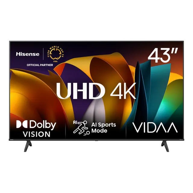 Televisor 43" Class A6 Series LED 4K UHD Vidaa Hisense