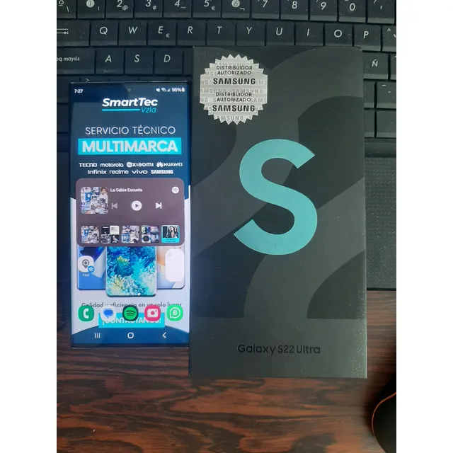 Samsung S22 Ultra Solo Detalle De Mica Que No Afecta Su Uso