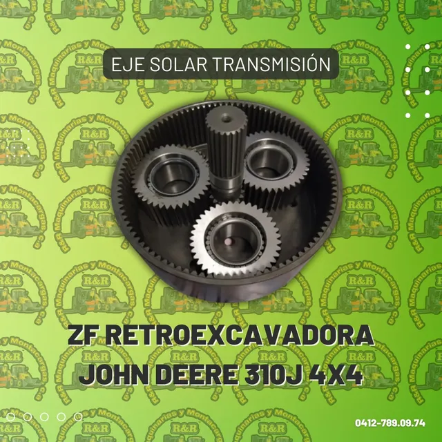 Eje Solar Transmisión Zf Retroexcavadora John Deere 310j 4x4