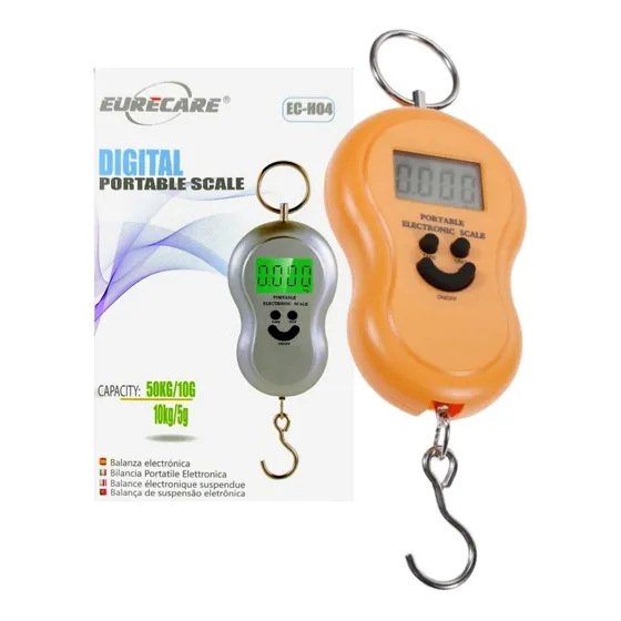 Peso Colgante Portatil 50 Kg Balanza Digital