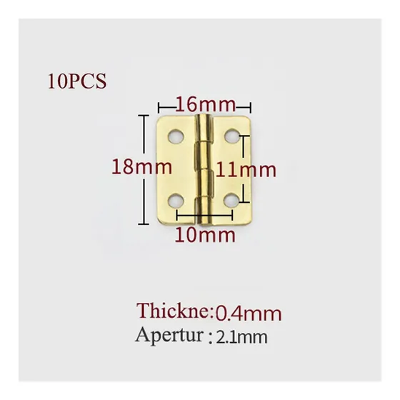 Bisagra Tuhot 20 Pieza Metal Dorada Para 1 12 Casa Accesorio