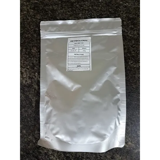 Citrato De Magnesio En Polvo