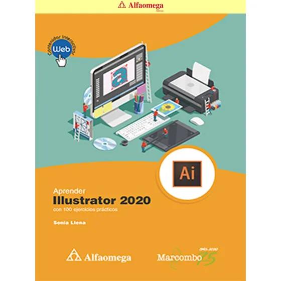 Libro Ao Aprender Illustrator 2020 Con 100 Ejercicios Prácti