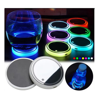 Almohadillas Para Posavasos Para Coche, 7 Colores, Sensor Le Almohadillas Para Posavasos Para Coche, 7 Colores, Sensor Le
