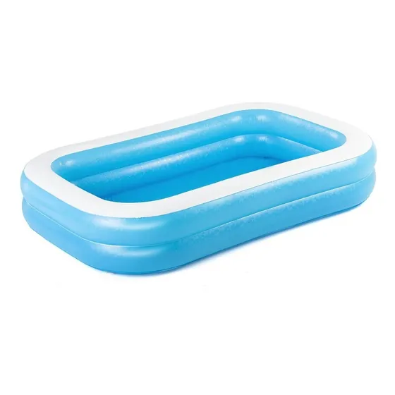 Piscina Retangular Inflável 778l 2,62 X 1,75 X 51cm Bestway Cor Azul/Branco