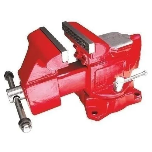 Tornillo De Banco Acero 4 Heavy Duty Mikels Color Rojo