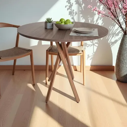 Mesa Zinnia Charles Zm1, Madeira, 120cm, Znc-chrl-wd01 | MercadoLivre
