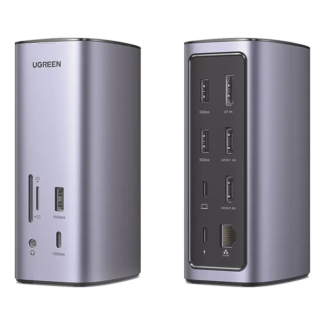 Ugreen 90325 Hub Usb-c 12 En 1, Docking Revodok Pro