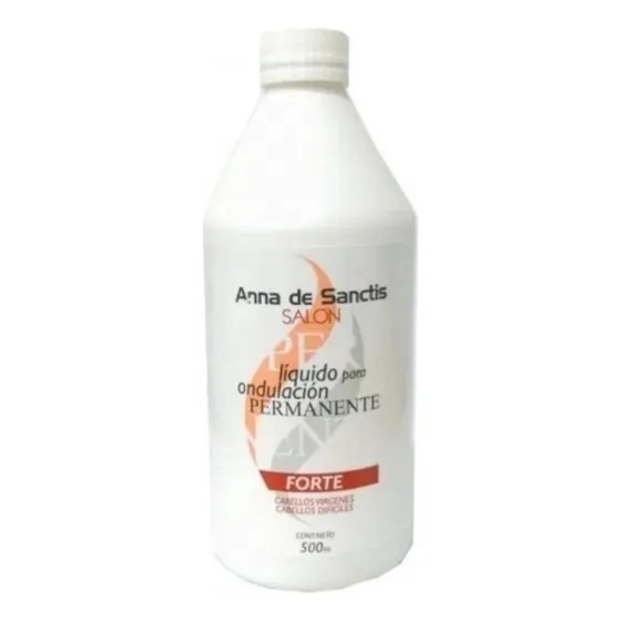 Liquiado Anna De Sanctis Ondulacion Permanente Pelo 500 Ml Fuerza Forte