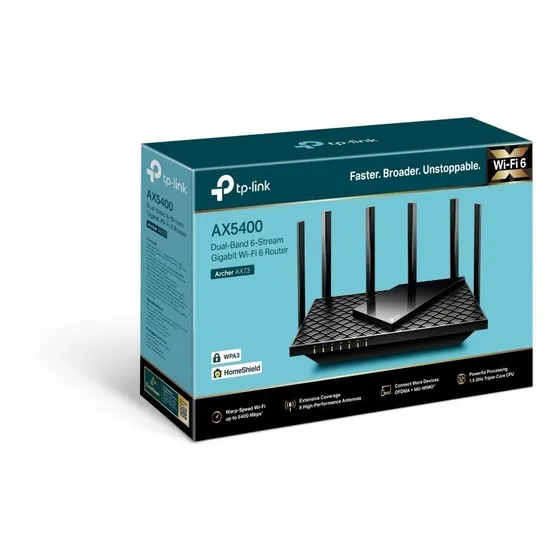 Router Ax5400 Gigabit Wifi 6 Doble Banda Archer Ax73 /vc