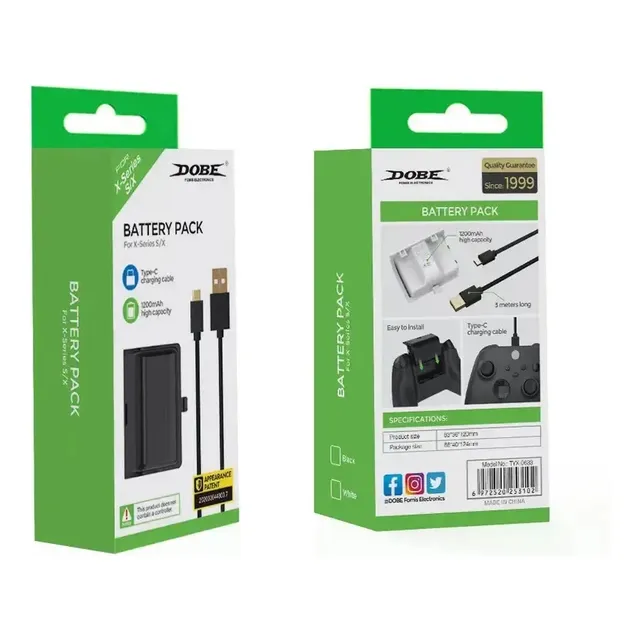 Batería Recargable Para Joystick Xbox Serie X/s + Cable