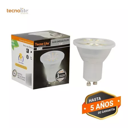 Foco Led 3w Gu10 100 Grados 100-240 V Luz De Dia Gu10-smdled