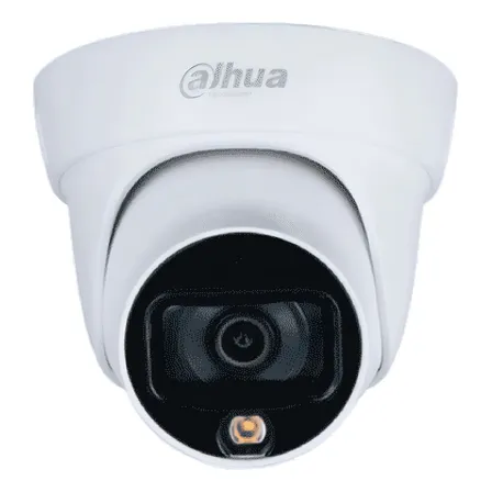 Cámara Dahua Ip Poe Domo 4mp 2.8mm Fullcolor Metal+plástico Color Blanco y Negro