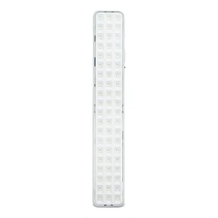 Luminária De Emergência Segurimax 25922 Led Com Bateria Recarregável Branca Branco 127/220v