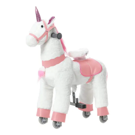 Jojopoony Juguetes De Unicornio Para Niñas, Poni De Equita. Color Blanco