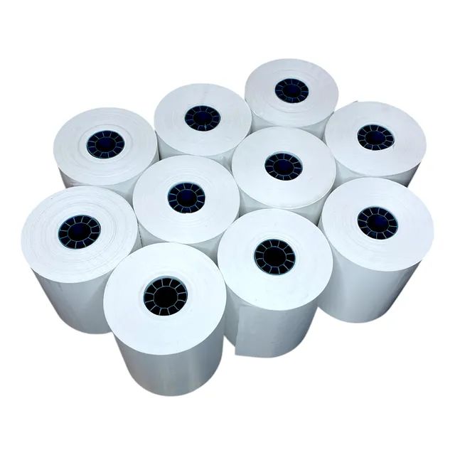 Rollo Papel Termico 10pzs 80x70mm Impresora 80mm Tickets
